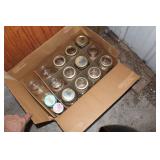 #1 Large Assortment of Canning Jars & Rings