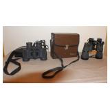 BR2 2 Pair Binoculars Bushnell & Nikon