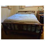 BR2 Double? Bed Head/Foot Board-Mattress-Box