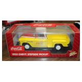 DRH Johnny Lightning 55 Chevy Stepside Coke 1:18