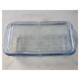2A4 Vntg Fire King Glass Refrigerator Covered Dish
