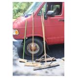 B 4 Assorted Brooms NO SHIPPING