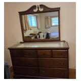 BR2 Vintage Sumter Cabinet Co Dresser w/Mirror
