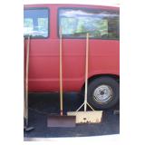 C 2 Metal Snow Shovels NO SHIPPING