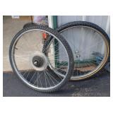 TWO 26' Bicycle Wheels & Tires NO SHIPPING