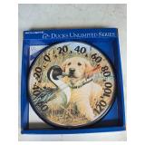 111 11' Yellow Lab/Ducks Unlimited Thermometer New