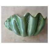 F MCM Kitschy 10' Conch Shell Chalkware Wall Pocke