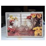111 NEW American Boquet 2 piece Punch Bowl Set