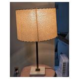 LR MCM 27'T Marble Base Lamp w/Shade-15'D