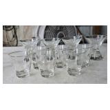 4A5 Flat of Etched Glassware - Ducks - Blocks