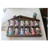 E Dolls of the World with Shelf NO SHIPPING