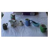 H Assorted Pottery Pitchers Hall-Erphila-I Godinge