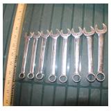 A Snap-On Metric Wrench Set 11mm-18mm Medium Lengt