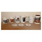 BRw Coffee Mugs Deer, Dogs, & Cats, OH MY!