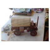E Vintage Covered Wagon Lamp Pail is Light Switch