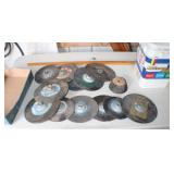 P Large Assortment 7-9' Grinding Wheels Metal/Maso
