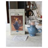 K Fiesta Style Copco Hurricane Lamp-Periwinkle-NEW