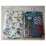 Q 2 Vinyl Flannel Back Tablecloths