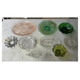 K Flat of Miscellaneous Vintage Glass PIeces