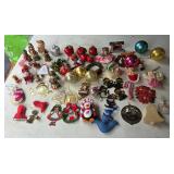 L Box Full of Vintage-Handmade, etc Ornaments