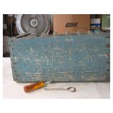 QB Wood Crate w/24 Star & Crescent 7oz Soda Bottle