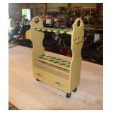 SL 12 Rod Holder Rolling Rack NO SHIPPING