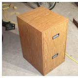 H Metal 2 Drawer File Cabinet Clean NO SHIPPING