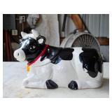 3B2 Holstein Cow Mooing Cookie Jar Not Tested