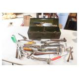 N-Vintage Tool Box full of Vintage Tools