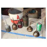 N-6 Vtg Oilers Cans/Gambles Paint Pail