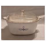 HKC1 Vintage Corning Ware Trefoil Casserole Dish