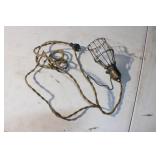 U-Vintage Drop Light-Cloth Cord-Leviton Bulb Hold