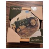 HKA1 John Deere Absorbent Coaster Set of 4 NEW?