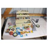 SL Plastic Tackle Box Full of Mostly NEW Tackle