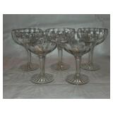 HK10B 5 4 3/4' Champagne/Tall Sherbets