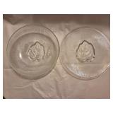 HK4B Crystal Leaf-Federal Glass 11 3/8' Platter-10