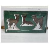 3C2 Holiday Time 3pc Reindeer Set Ear Repair on 1