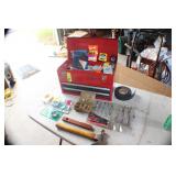 N-CRAFTSMAN 2-Drawer Tool Box w/Tools & Hardware