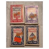 HKA5 4 Decks Hoyle Maverick Pinochle Playing Cards