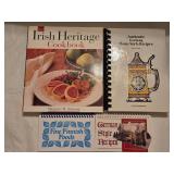 HKC5 German-Finnish-Irish Cook Books