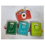 3B3 3 Fisher Price Music Box Pocket Radio & Camera
