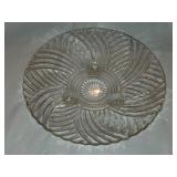 HKH10 10' 3-Toed Footed Bowl Clear Anchor Hocking