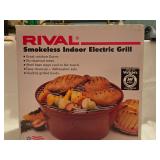 HKC3 NEW Never Opened Rival Smokeless Indoor Grill