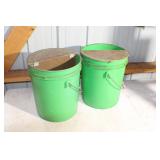 SJ Pair Fishing Bucket Stools NO SHIPPING