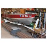 Lund 15' Aluminum Boat w/EZ Loader Trailer