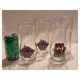 HKB4 FOUR Red Lobster Glasses