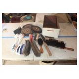 Wood Box of Brushes NO SHIPPING