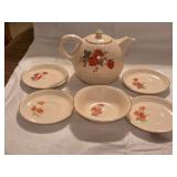 HKH8 American Beauty Rose by Universal-Tea Pot, Bo