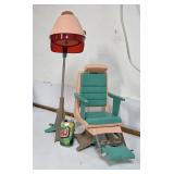3B1 Vintage Deluxe Beauty Parlor Chair-Hair Dryer