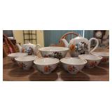 HKH5 Anemones USSR 80s-90s Tea Pots-Bowl-Bowls